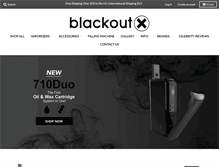 Tablet Screenshot of blackoutx.com